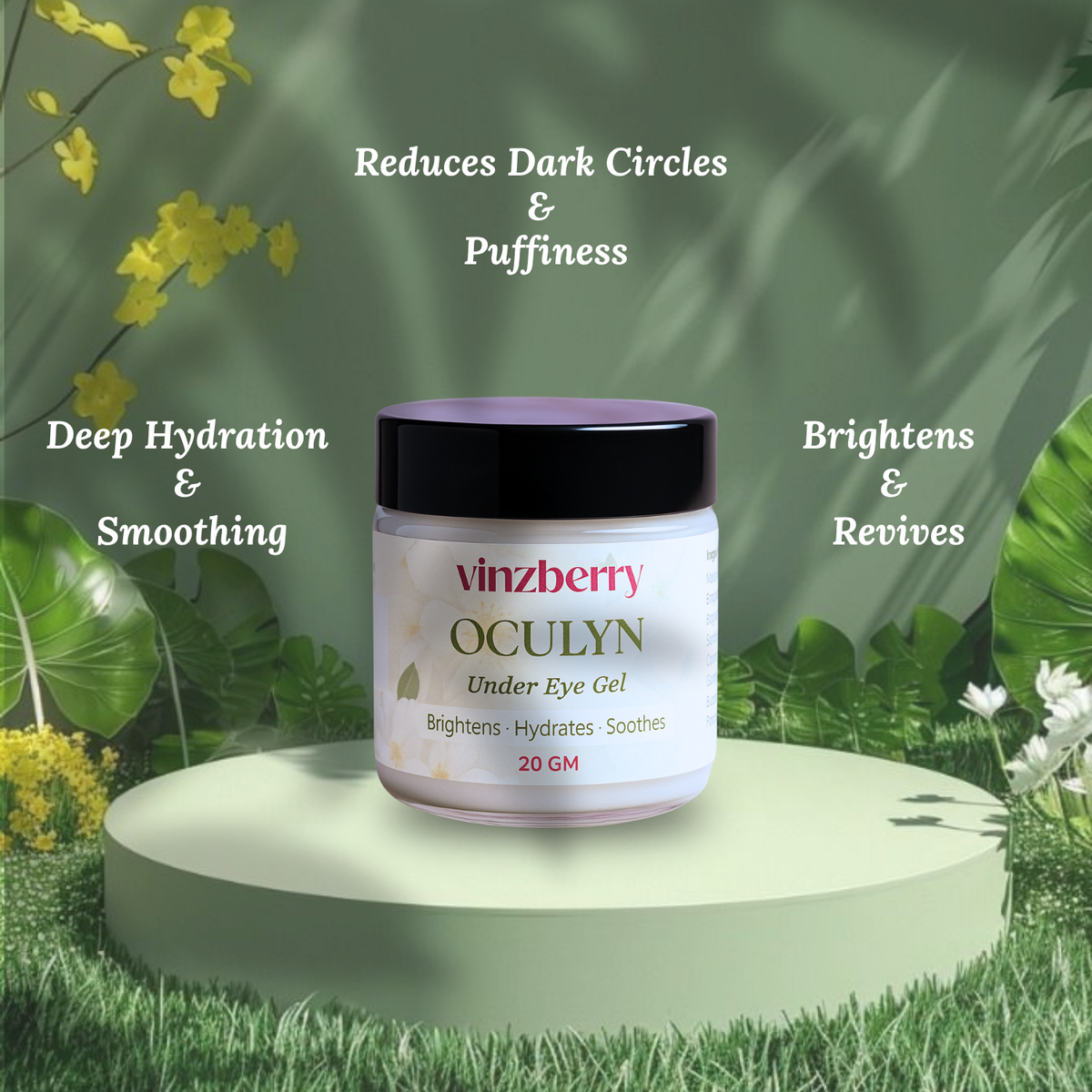 Oculyn Under Eye Cream with Niacinamide & Green Tea – Brighten