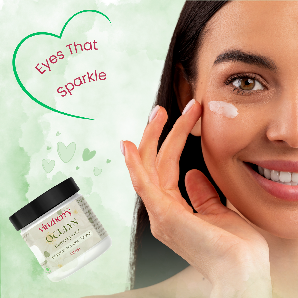 Oculyn Under Eye Cream with Niacinamide & Green Tea – Brighten