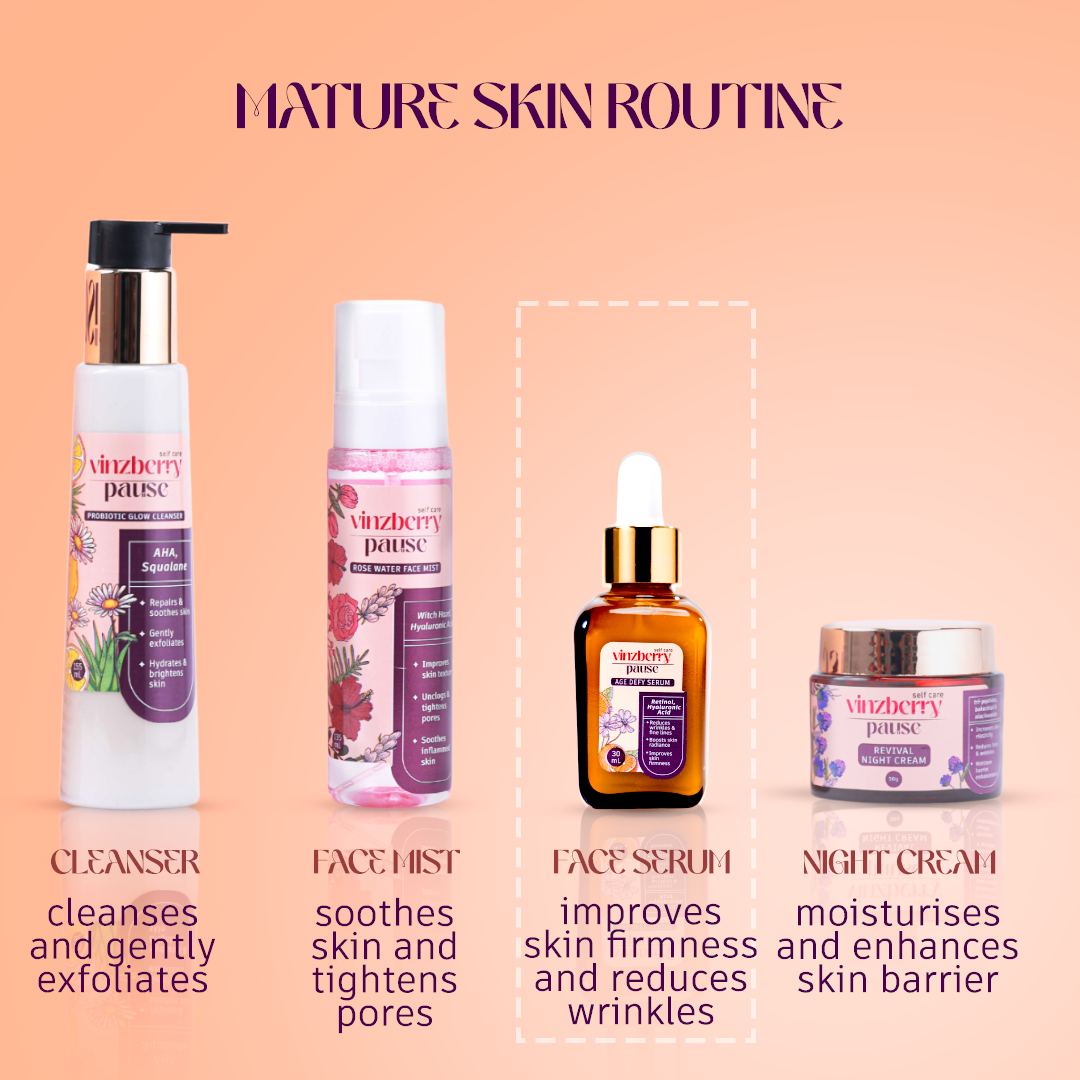 Best Age Defy Face Serum, Best Time to Use Face Serum VINZBERRY