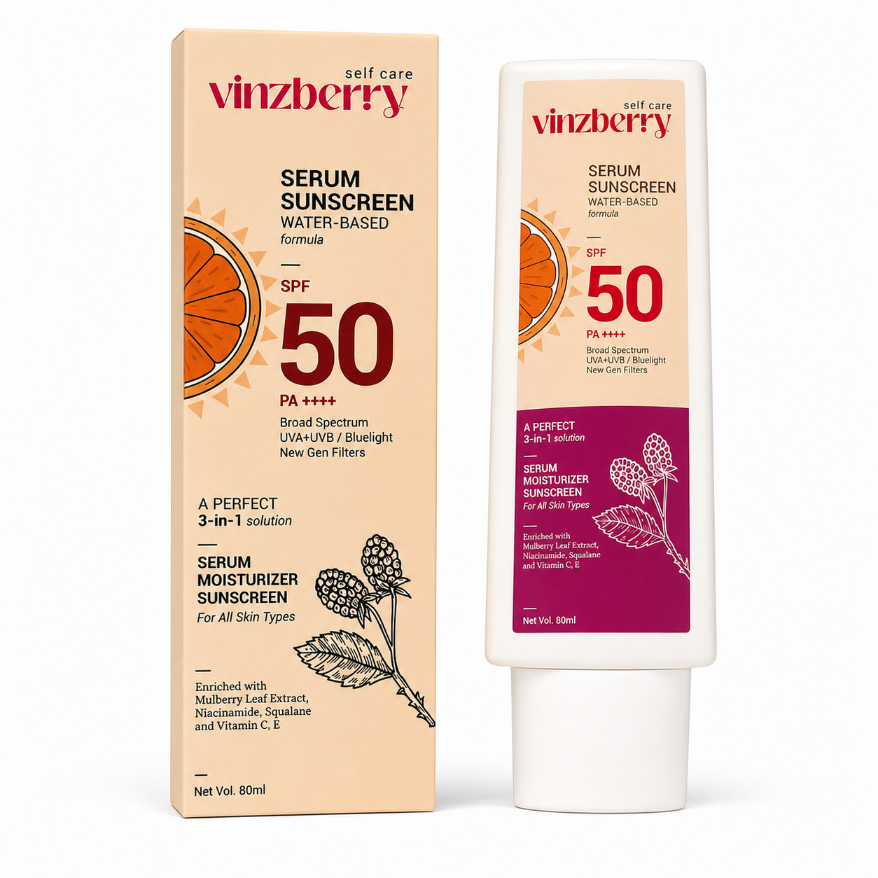 3-in-1 Serum Sunscreen SPF 50+ PA++++