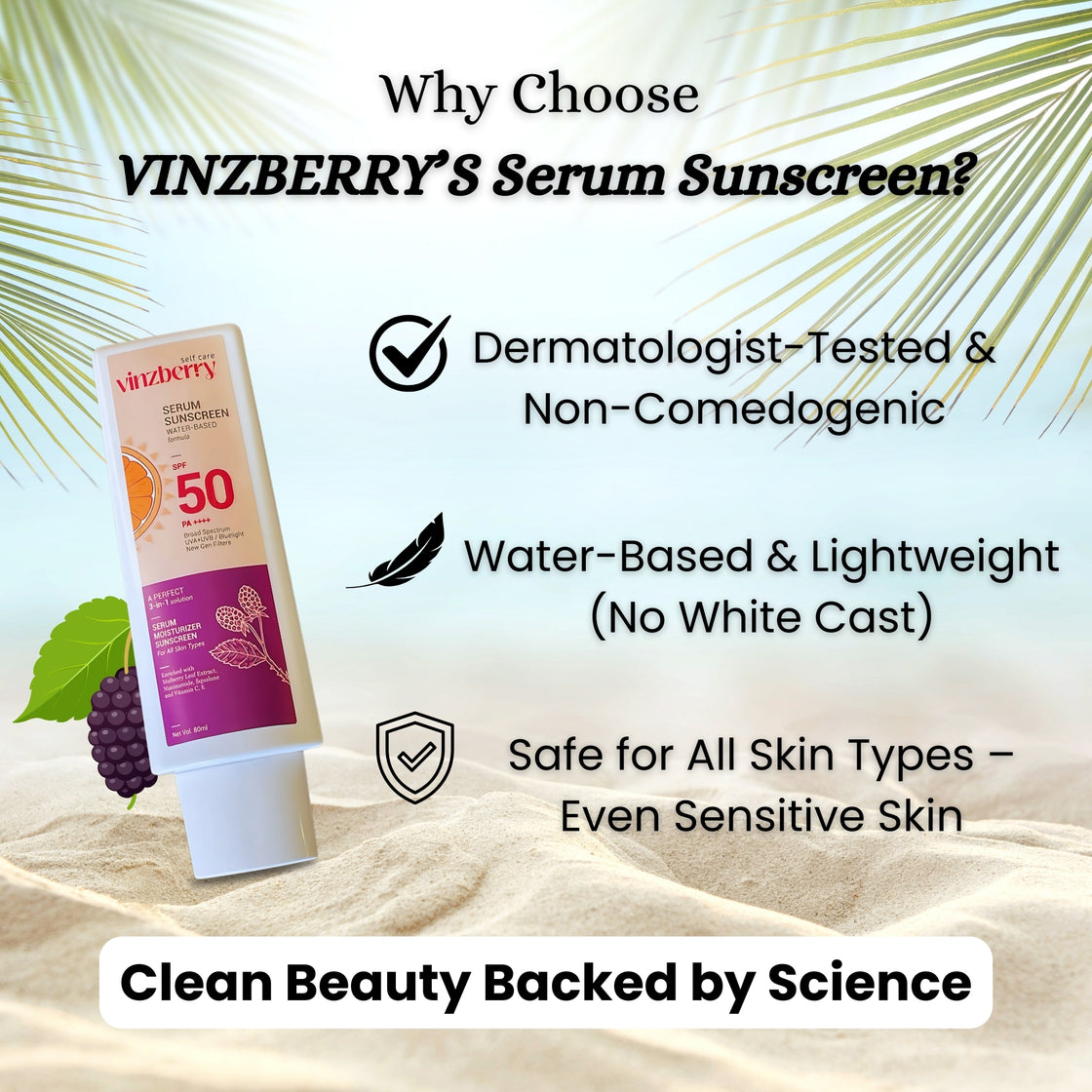 3-in-1 Serum Sunscreen SPF 50+ PA++++