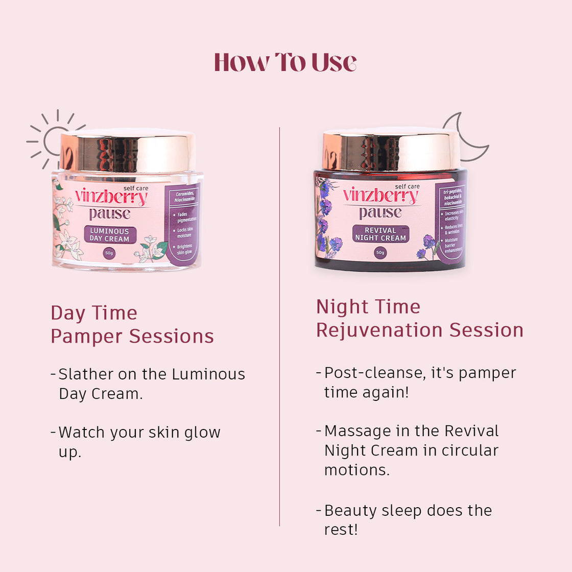 Moisturising combo of Day & Night Cream