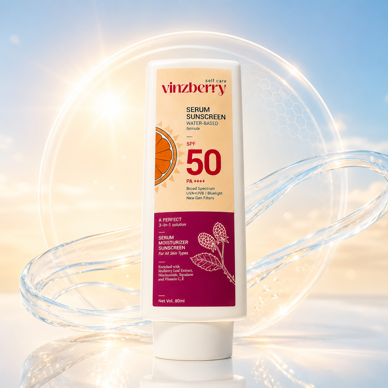 3-in-1 Serum Sunscreen SPF 50+ PA++++