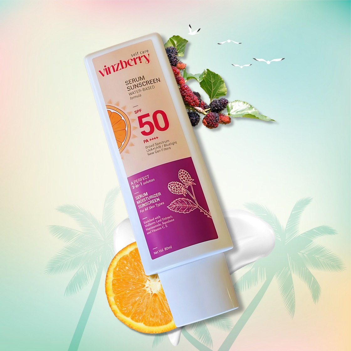 3-in-1 Serum Sunscreen SPF 50+ PA++++